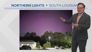 Northern Lights put on stunning show in south Louisiana away from New Orleans city lights