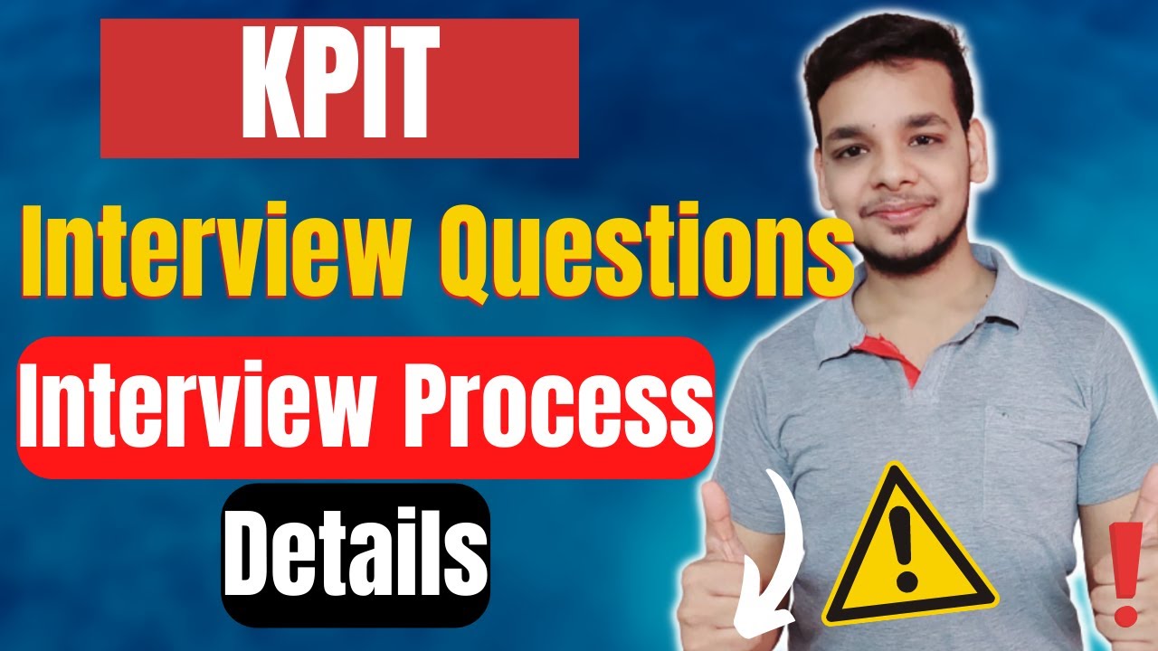 KPIT Interview Experience How To Prepare For KPIT Interview Online Test Exam Pattern YouTube