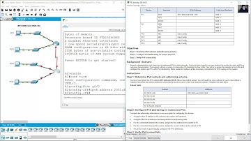 12.9.1 Packet Tracer - Implement a Subnetted IPv6 Addressing Scheme