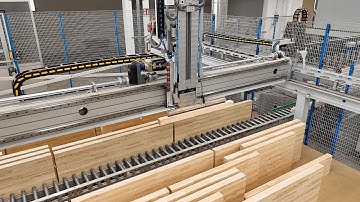 Logos Life Evo 3555 IMML UML: the new Working Process line for wooden windows installed at Finnova