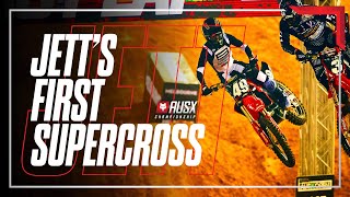 Jett Lawrence's First Professional Supercross Race!