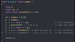 Fast Inverse Square Root — A Quake III Algorithm