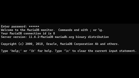 Dropping a database in MariaDB