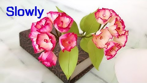 ABC TV | How To Make Paper Flower #4 (Slowly) - Craft Tutorial