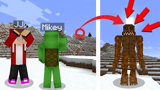Jj And Mikey Started An Extreme Hunt For Bigfoot In Minecraft Maizen