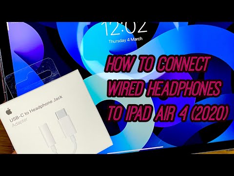 (USB-C Adapter) HOW TO CONNECT WIRED HEADPHONES TO IPAD AIR 4 hqdefault