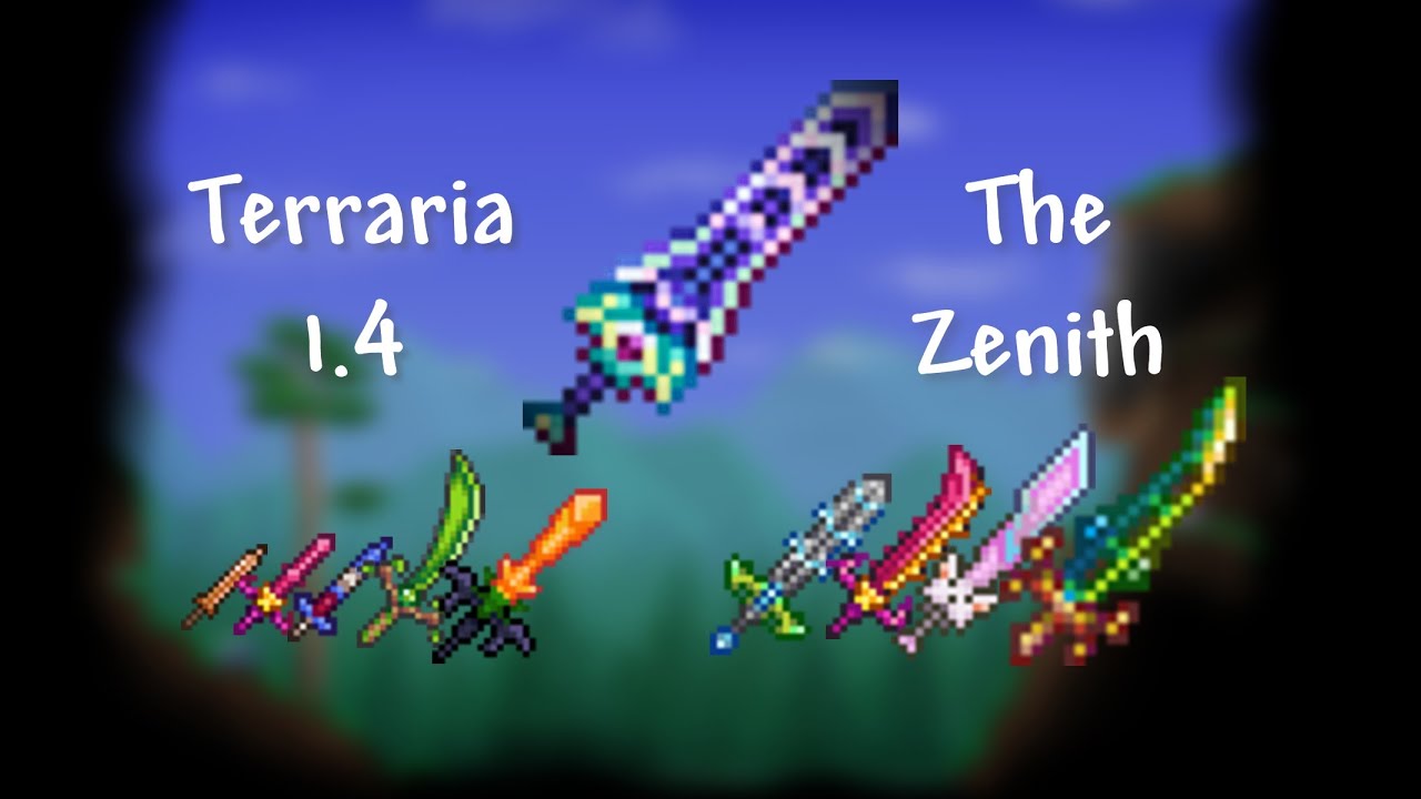 Terraria 1.4- The Zenith, the New Endgame sword 