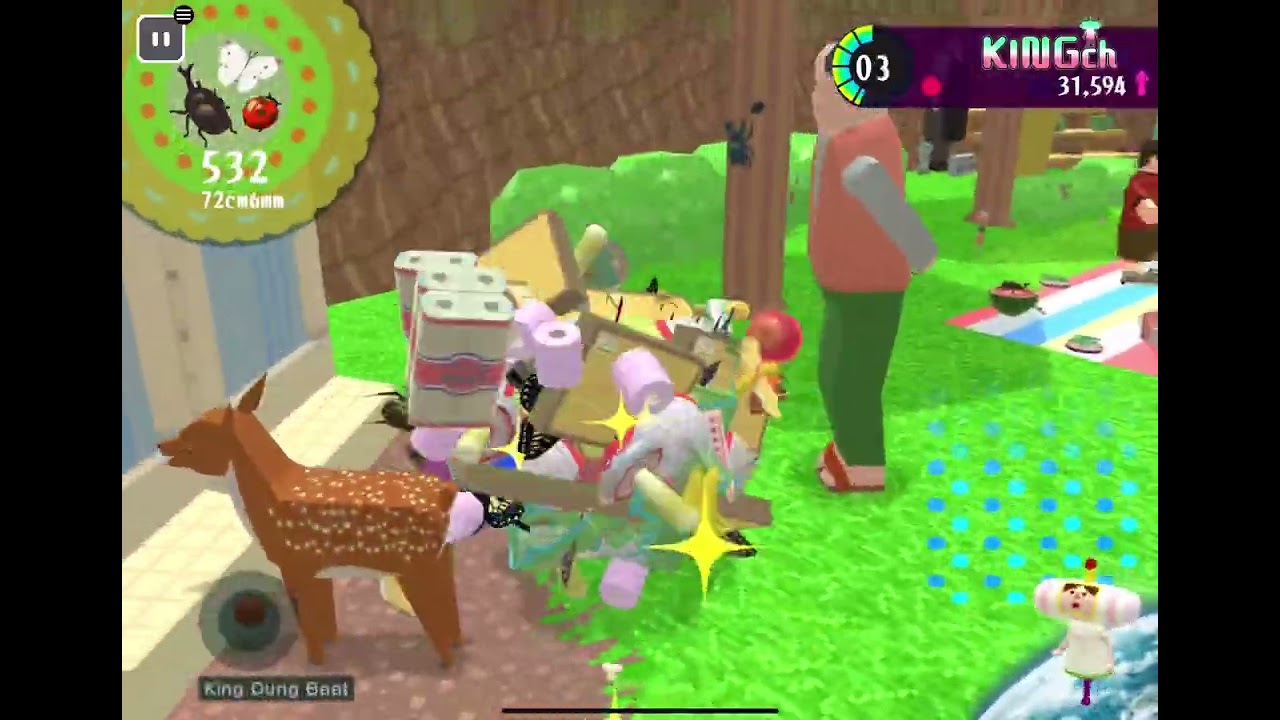 Katamari Damacy Rolling LIVE: “Bug Catching for BEGINNERS” 84cm3mm