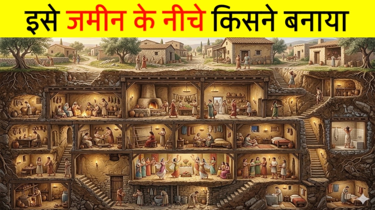 जमीन के नीचे हजारों साल पुराना शहर | Why Was Derinkuyu Underground City Built Underground ?