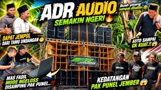 Ngueerii ‼️ Cek sound ADR AUDIO Jember 8 Subwoofer 🔥 Kedatangan Pak Punel, Mas Fadil Mode ngeLoss 😱