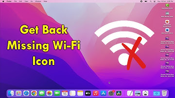 How to Get Missing Wi-Fi Icon on MacBook