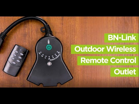 BN-LINK Mini Wireless Remote Control Outlet Switch (1 Remote + 3 Outlet)  1250W/10A 