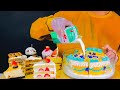 우유속에 크림치즈케이크와 달달구리 조각케이크먹방~!! Milk Cake Bánh sữa ミルクケーキ bolo de leite दूध cake MuKBang~!!