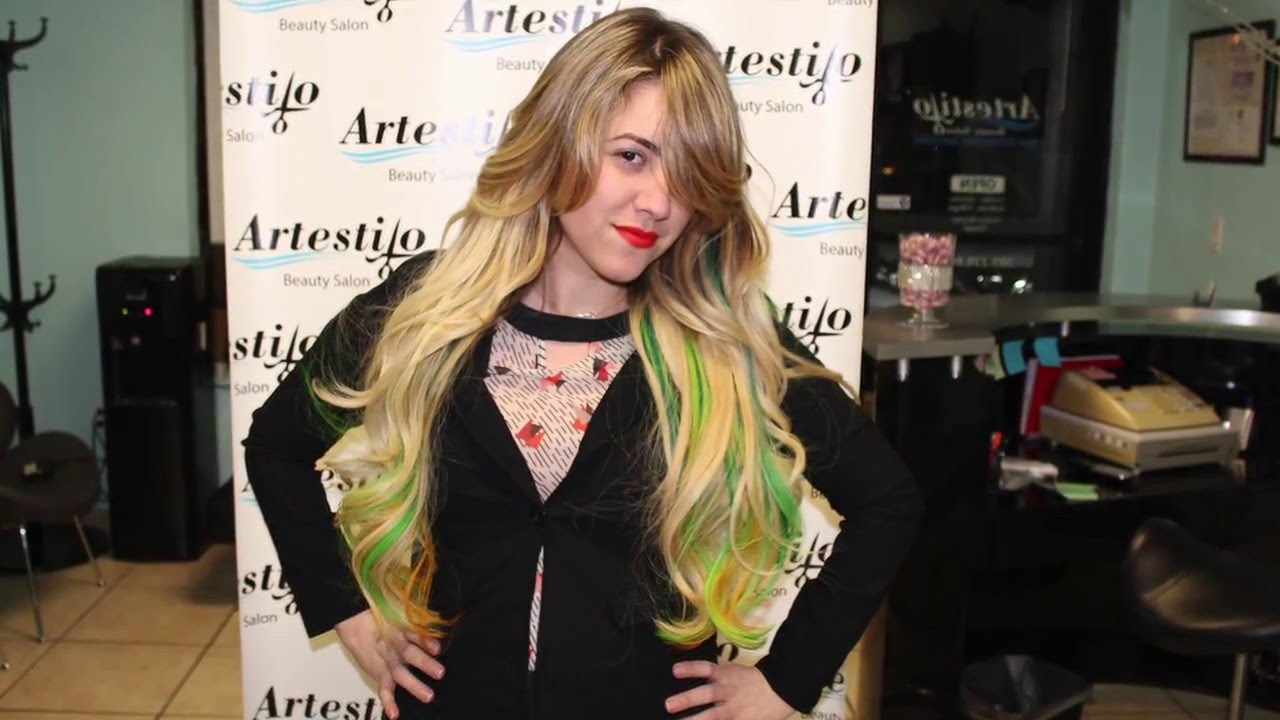 como poner extensiones con grapas,video #2