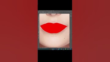 Create Highly Realistic Lipstick in Photoshop! #shortsvideo