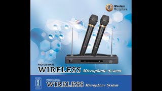 Kh Duel Cordless Vhf Professional With 2 Vhf Series Wirelesscordless Microphones