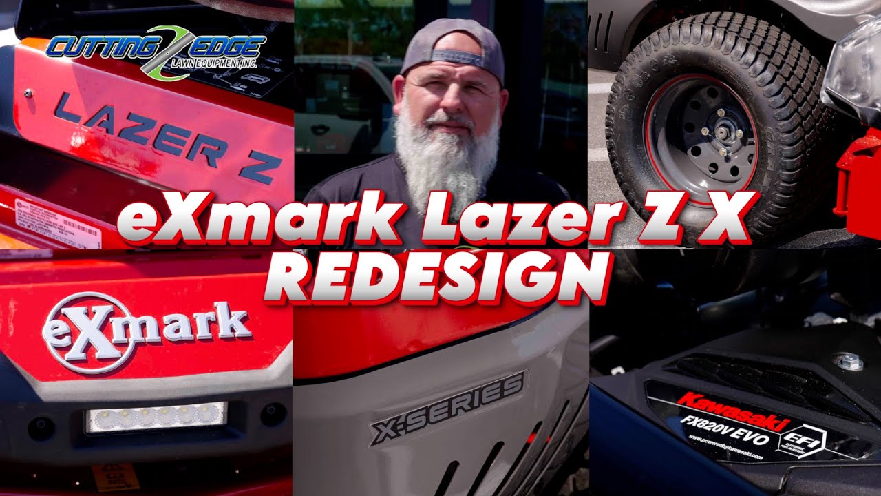 Exmark Lazer Z X-Series Mower - Up Close Look at the Redesigned