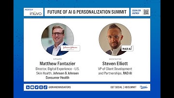 Future of AI & Personalization Summit: Johnson & Johnson Consumer Health & RAD AI Fireside Chat