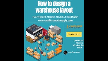 How to Design an Efficient Warehouse Layout | Cantilever Rack Supply #WarehouseDesign