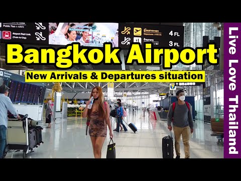 Bangkok Lufthavn | Ny ankomst & afgangssituation #livelovethailand