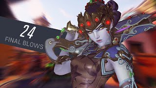 35 Elims  Overwatch 2 Widowmaker Gameplay