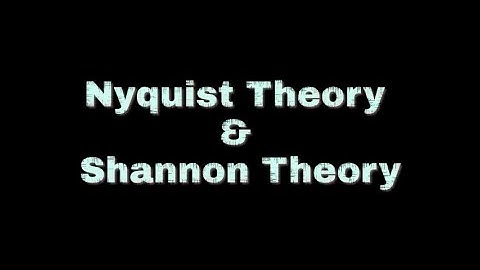 Nyquist Theorem & Shannon Capacity Theorem | Data communication | Bangla