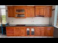 Construction Kitchen Cooking Family - Easy Kitchen Granite Install On Synthetic Plastic Frame