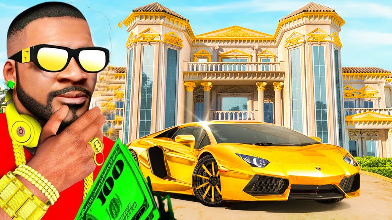 Franklin Buy LUXURY BIG MANSION To Surprise SHINCHAN and CHOP in GTA 5