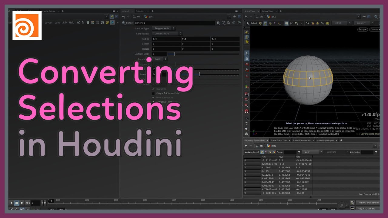 #89 Converting Selections in Houdini - YouTube