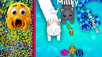 SNAKE IO🐍  BATTLE SNAKE IO🐍 vS 💀 MONSTER VINORA 🔥EPIC SNAKE.IO 🐍 BEST/FUNNY GAMEPLAY ! Snake Game 