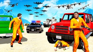 GTA 5 - 500,000 STAR WANTED LEVEL!! (Can We Escape?)