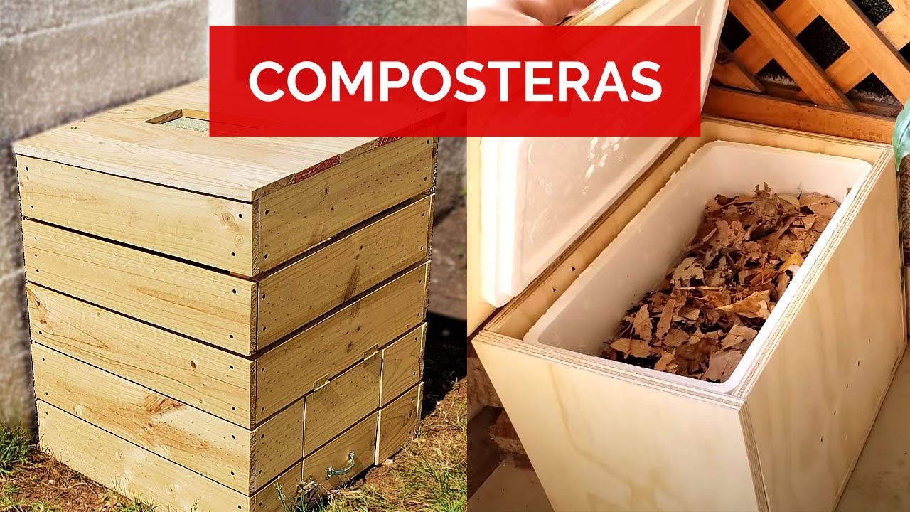 COMPOSTERA CASERA 🍌♻️ 3 Formas de Cómo hacer Compost en