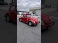 Very interesting sun visor on this VW bug, what do you think? #vw #vwbug #carshow #what?