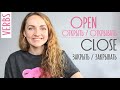 Open / Close in Russian | Verb Conjugation + Examples