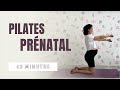 12 min pilates prnatal  tonifier les jambes  la sangle abdominale