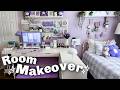 aesthetic room & desk makeover 🎀 cozy & pinterest inspired, ikea + amazon haul