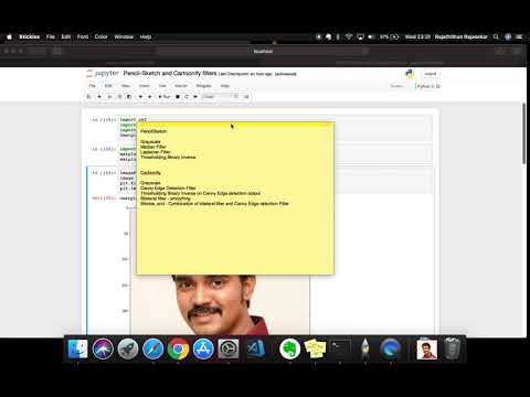 OpenCV - PencilSketch and Cartoonify