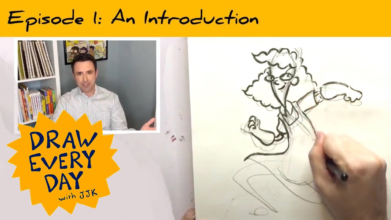 An Introduction / Draw Every Day with JJK,  ep. 1