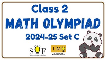 Class 2 Math Olympiad Question Paper 2024-25 | SOF IMO Class 2 Maths Olympiad Exam