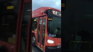 shorts MiWay Transit 2377 on route 1C Dundas to Kipling Station Bus Terminal via UTM