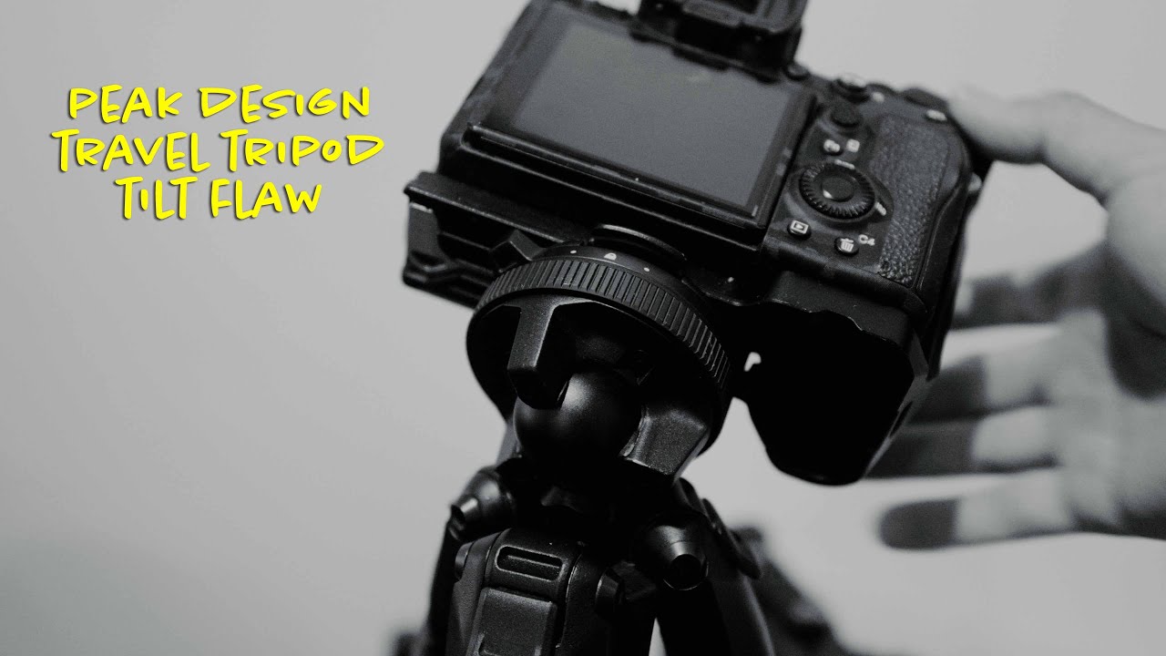 peak design travel tripod tilt flaw