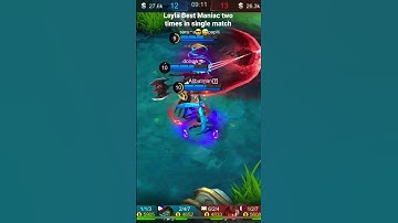 Layla Best Build Twice Maniac 2022|MOBILE LEGENDS #mlbb #mobilelegends #layla #laylagameplay #build