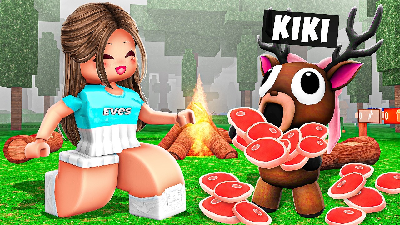 Playing As A HELPFUL Baby Deer To SURPISE My Sister In 99 Nights!