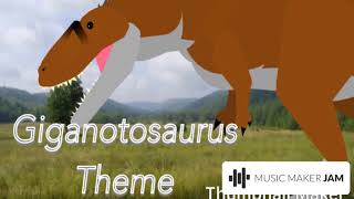 Video thumbnail of "GIGANOTOSAURUS THEME"