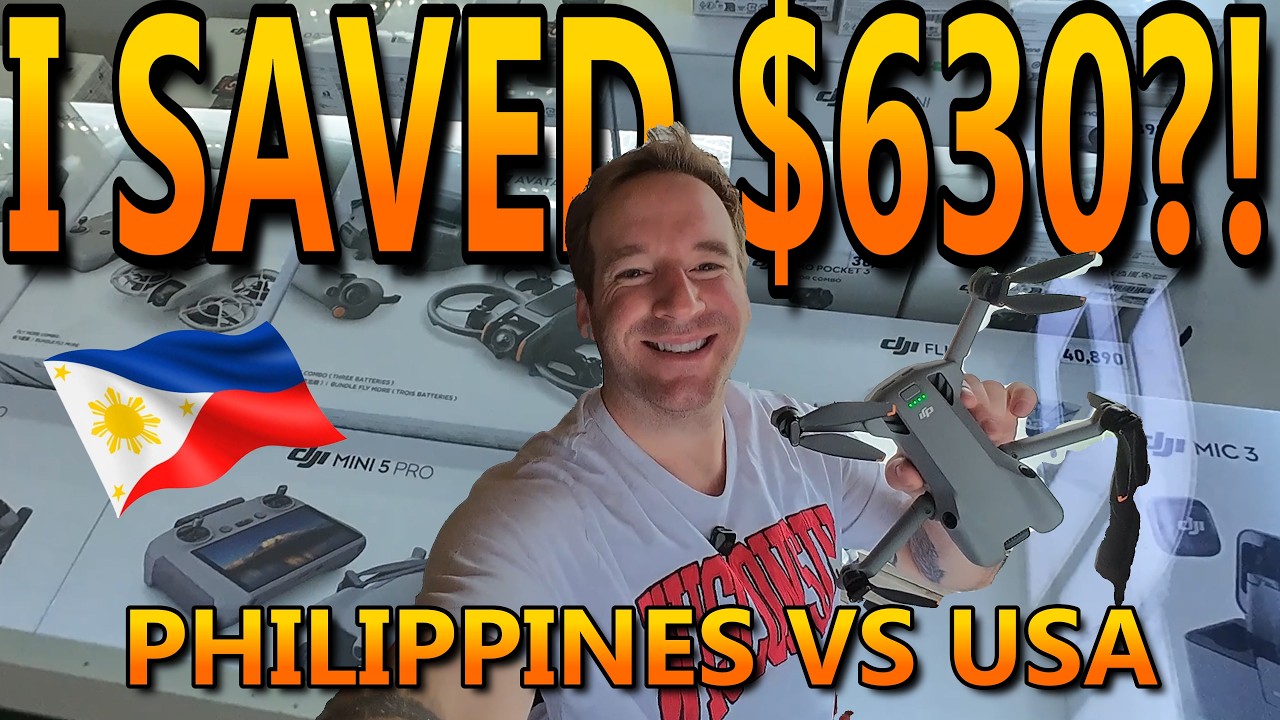 I Saved $630 Buying the DJI Mini 5 Pro in the Philippines 🇵🇭