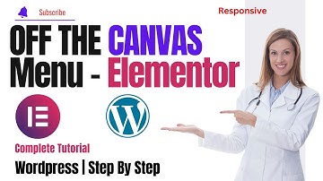 How to Create Off Canvas Menu Pop-Up in Elementor | Step-by-Step WordPress MENU Tutorial