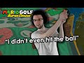 The hardest mario golf course but im drunk and i cant practice swing