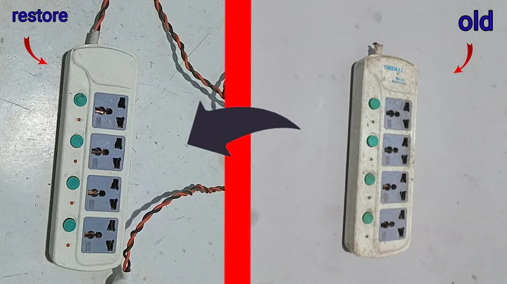 Restored Multi plug / How To Repair Multi plug.