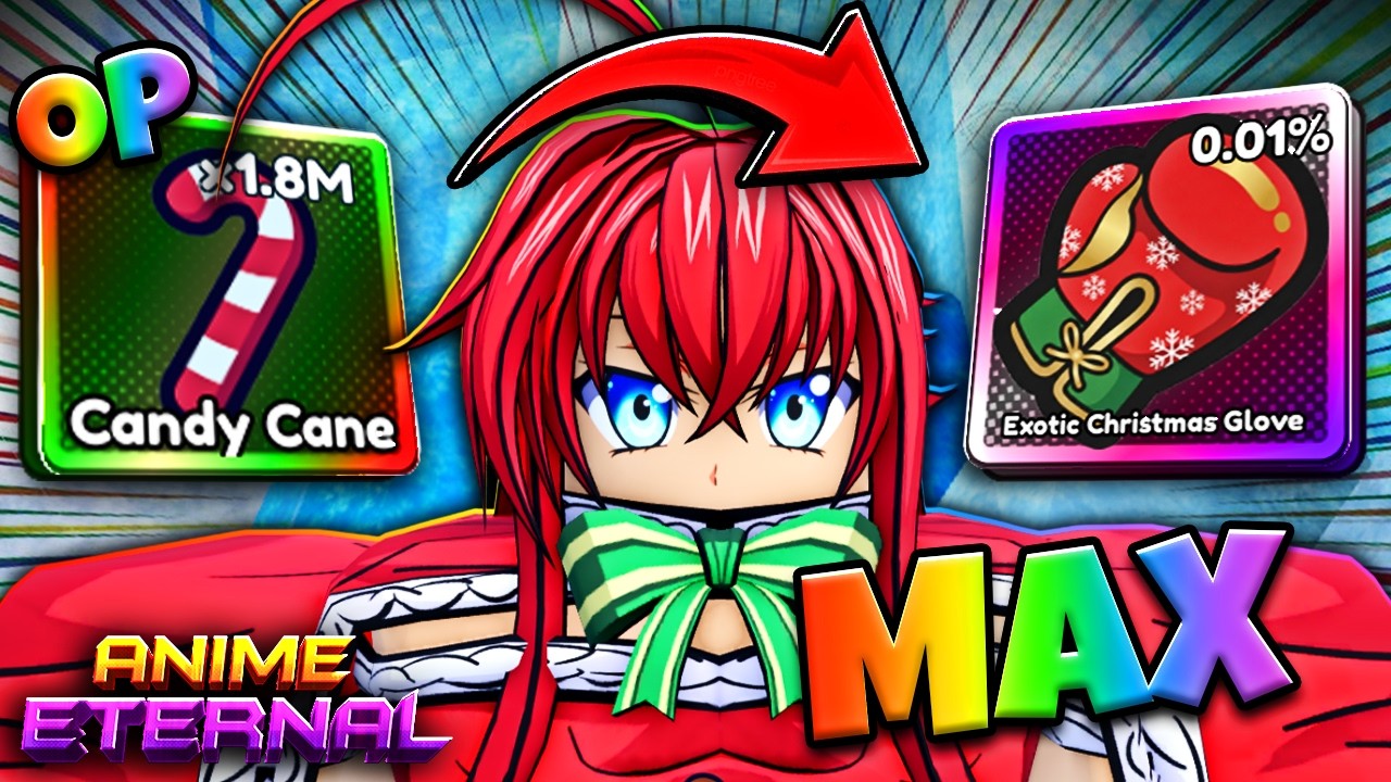 Максимальное прохождение зимнего события в Anime Eternal на ROBLOX (0,01%)
