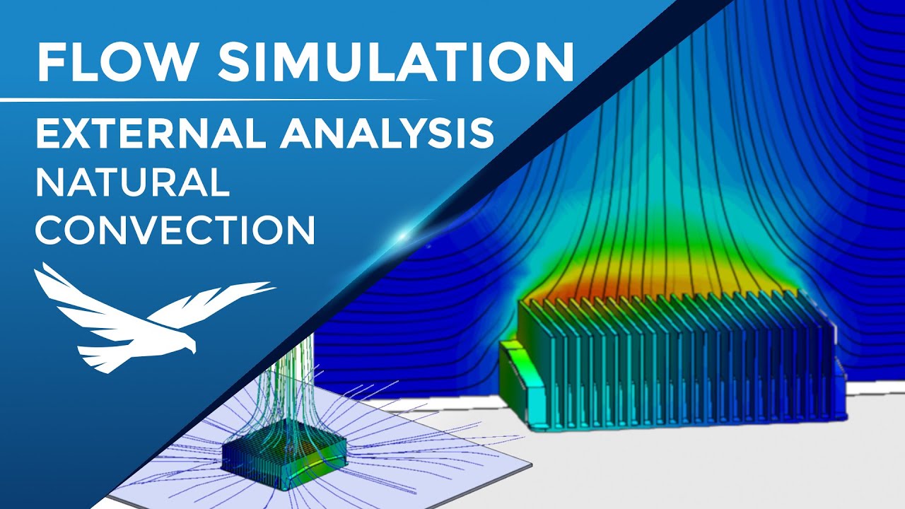 modeling natural convection in solidworks flow simulation